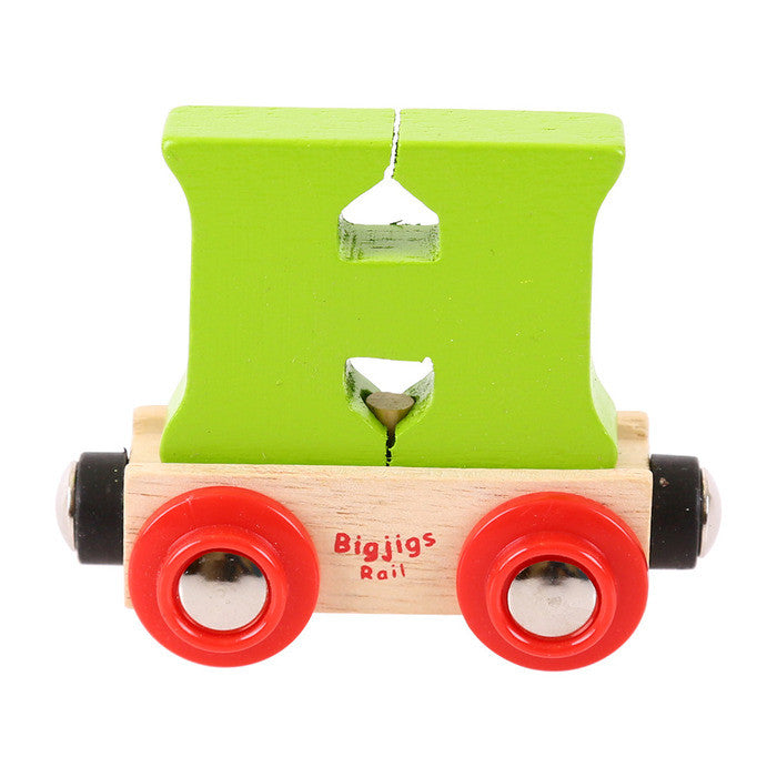 BigJigs BR108 - Rail Name Letter H (Colors Vary) - MrMuffin'sTrains