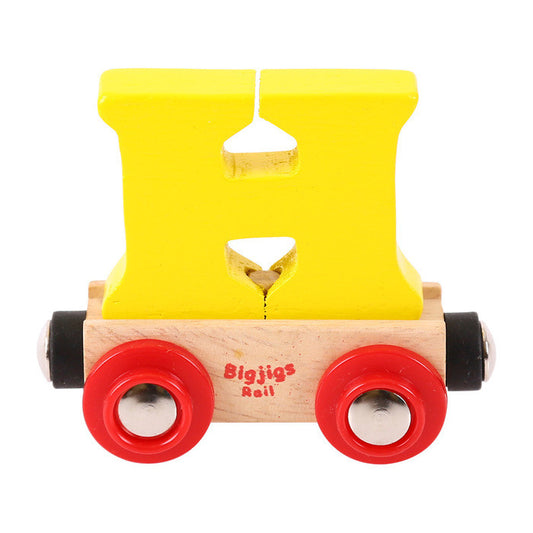 BigJigs BR108 - Rail Name Letter H (Colors Vary) - MrMuffin'sTrains