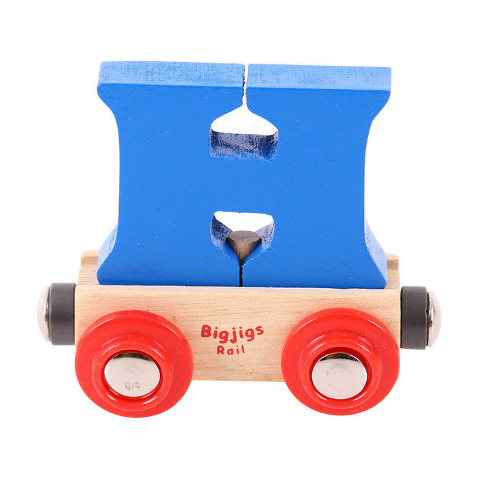 BigJigs BR108 - Rail Name Letter H (Colors Vary) - MrMuffin'sTrains
