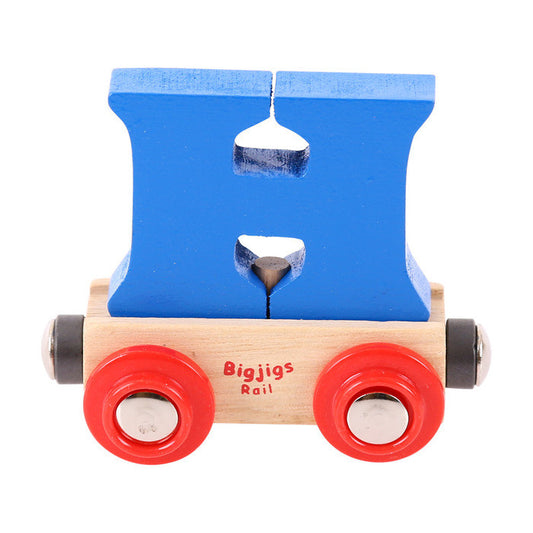 BigJigs BR108 - Rail Name Letter H (Colors Vary) - MrMuffin'sTrains