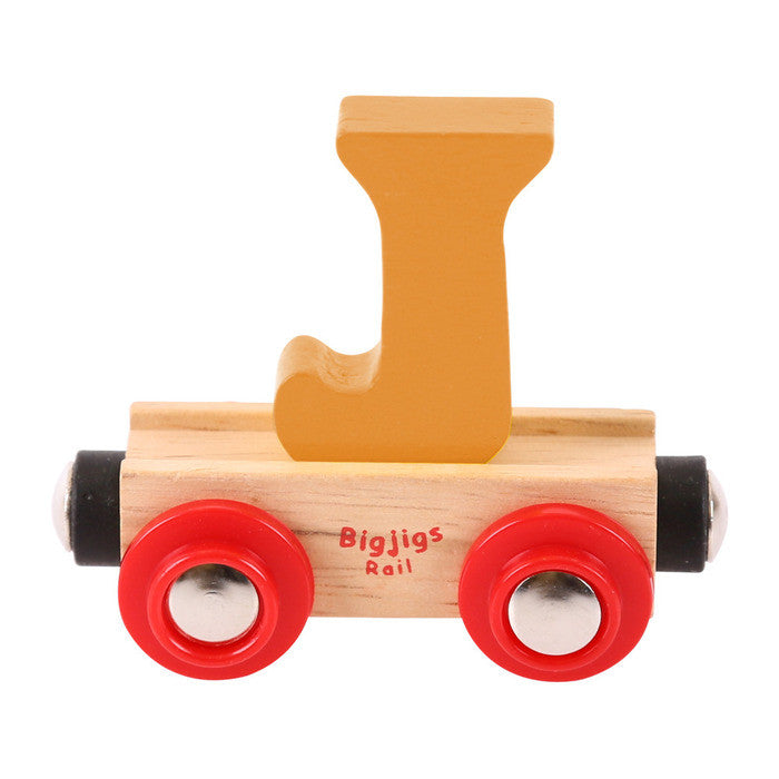 BigJigs BR110 - Rail Name Letter J (Colors Vary) - MrMuffin'sTrains