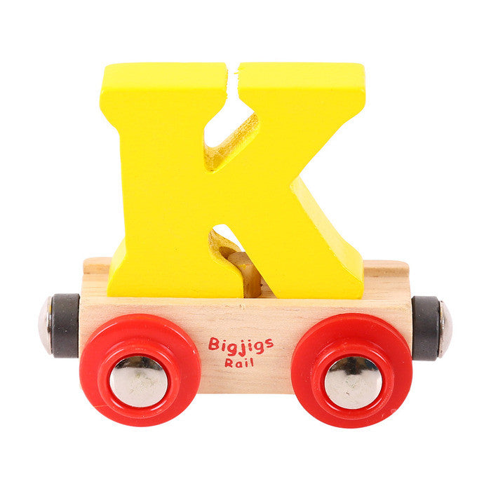 BigJigs BR111 - Rail Name Letter K (Colors Vary) - MrMuffin'sTrains