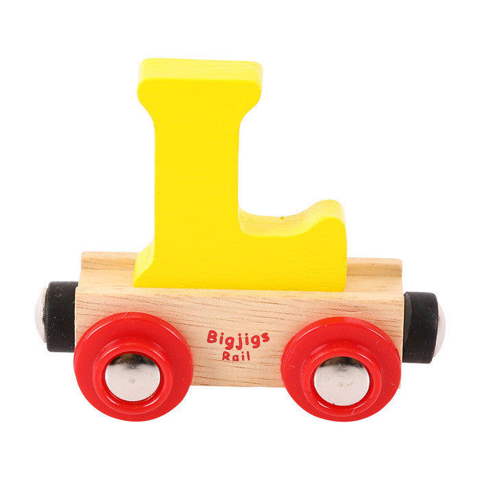 BigJigs BR112 - Rail Name Letter L (Colors Vary) - MrMuffin'sTrains