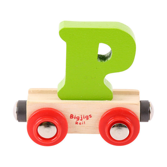 BigJigs BR116 - Rail Name Letter P (Colors Vary) - MrMuffin'sTrains