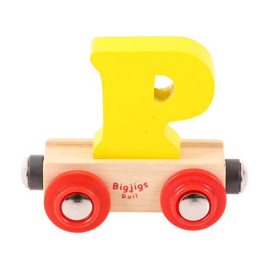 BigJigs BR116 - Rail Name Letter P (Colors Vary) - MrMuffin'sTrains