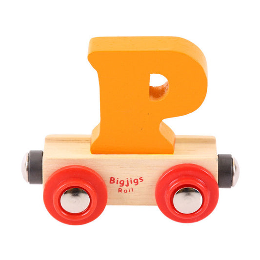 BigJigs BR116 - Rail Name Letter P (Colors Vary) - MrMuffin'sTrains