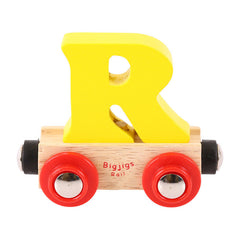 Bigjigs Rail Rail Wagon Caractère Lettre I (vert