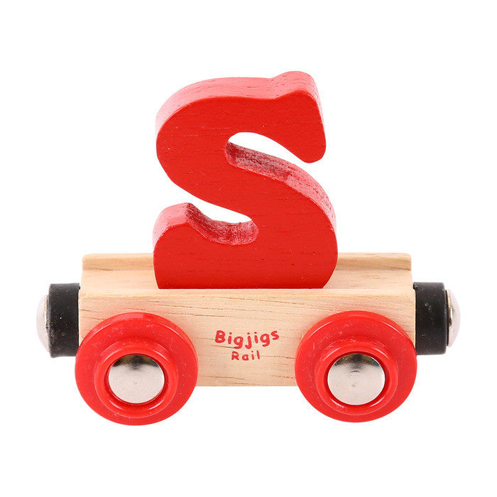 BigJigs BR119 - Rail Name Letter S (Colors Vary) - MrMuffin'sTrains