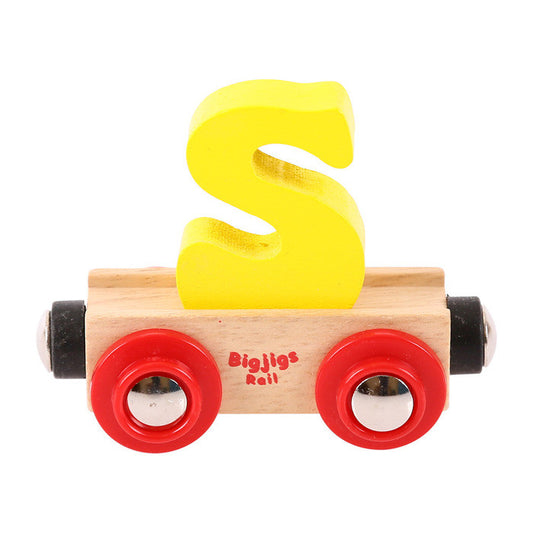 BigJigs BR119 - Rail Name Letter S (Colors Vary) - MrMuffin'sTrains