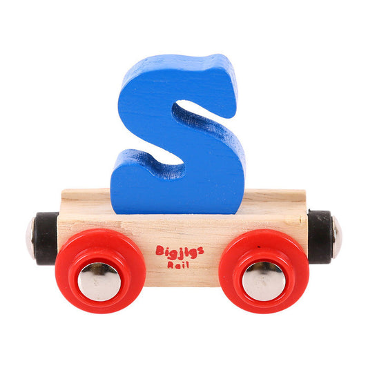 BigJigs BR119 - Rail Name Letter S (Colors Vary) - MrMuffin'sTrains