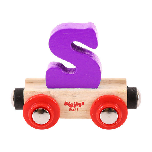 BigJigs BR119 - Rail Name Letter S (Colors Vary) - MrMuffin'sTrains