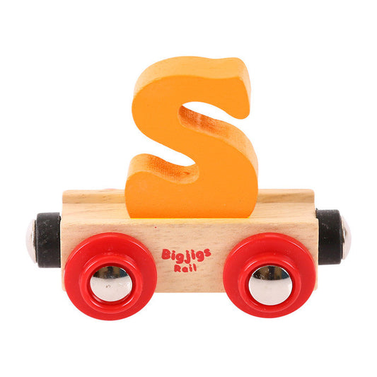 BigJigs BR119 - Rail Name Letter S (Colors Vary) - MrMuffin'sTrains