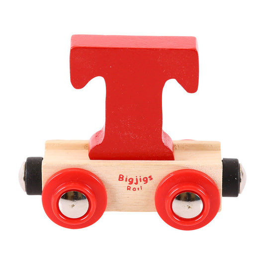 BigJigs BR120 - Rail Name Letter T (Colors Vary) - MrMuffin'sTrains