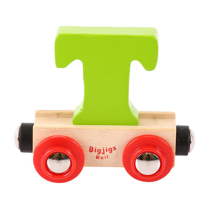 BigJigs BR120 - Rail Name Letter T (Colors Vary) - MrMuffin'sTrains