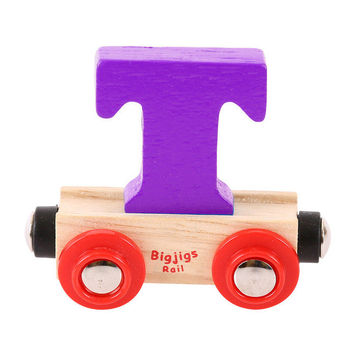 BigJigs BR120 - Rail Name Letter T (Colors Vary) - MrMuffin'sTrains