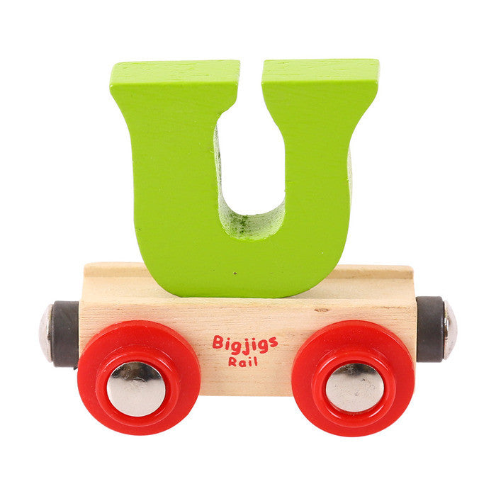 BigJigs BR121 - Rail Name Letter U (Colors Vary) - MrMuffin'sTrains