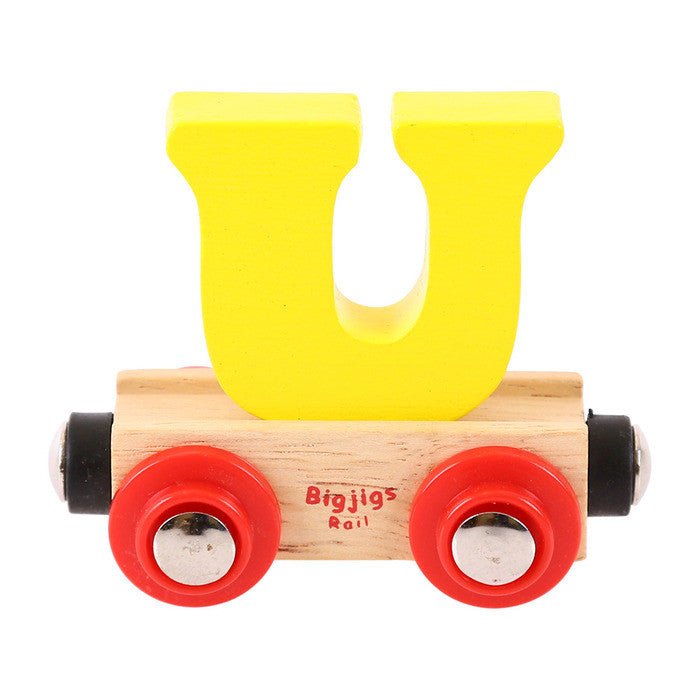 BigJigs BR121 - Rail Name Letter U (Colors Vary) - MrMuffin'sTrains