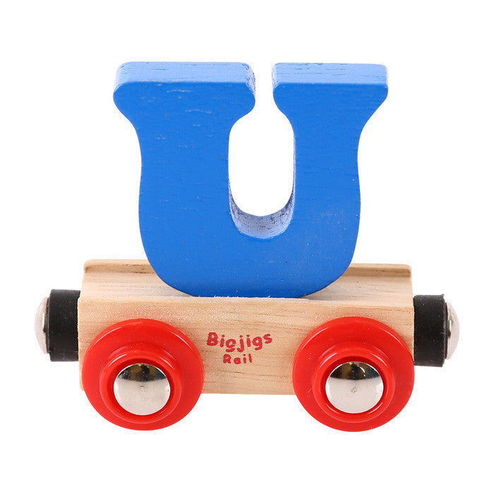 BigJigs BR121 - Rail Name Letter U (Colors Vary) - MrMuffin'sTrains