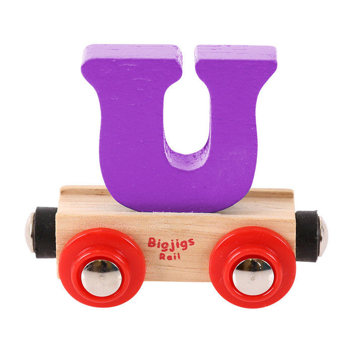 BigJigs BR121 - Rail Name Letter U (Colors Vary) - MrMuffin'sTrains
