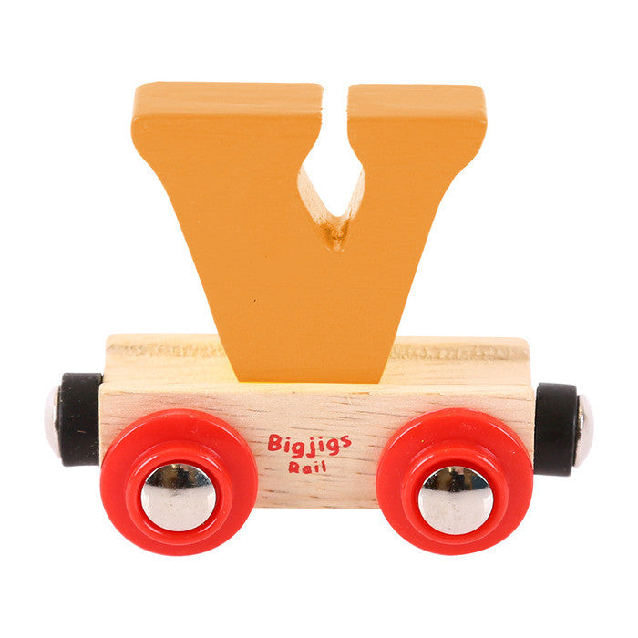 BigJigs BR122 - Rail Name Letter V (Colors Vary) - MrMuffin'sTrains