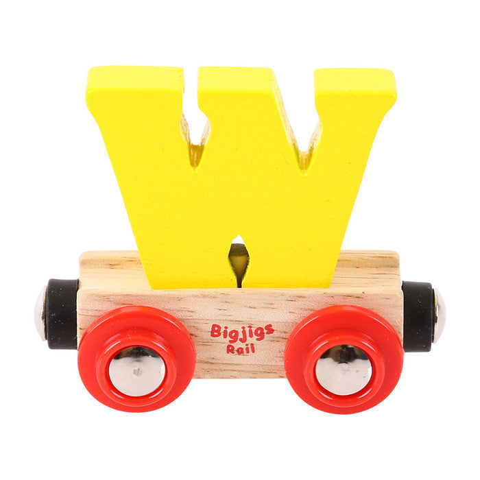 BigJigs BR123 - Rail Name Letter W (Colors Vary) - MrMuffin'sTrains