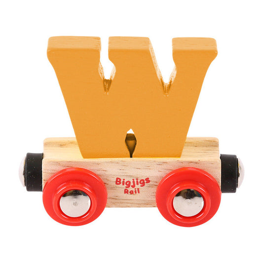 BigJigs BR123 - Rail Name Letter W (Colors Vary) - MrMuffin'sTrains