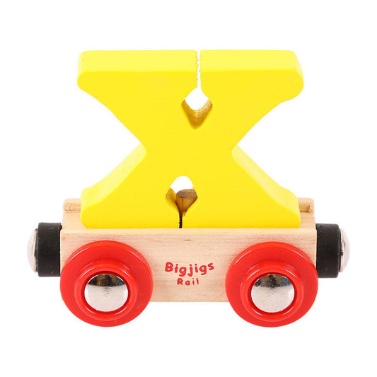 BigJigs BR124 - Rail Name Letter X (Colors Vary) - MrMuffin'sTrains