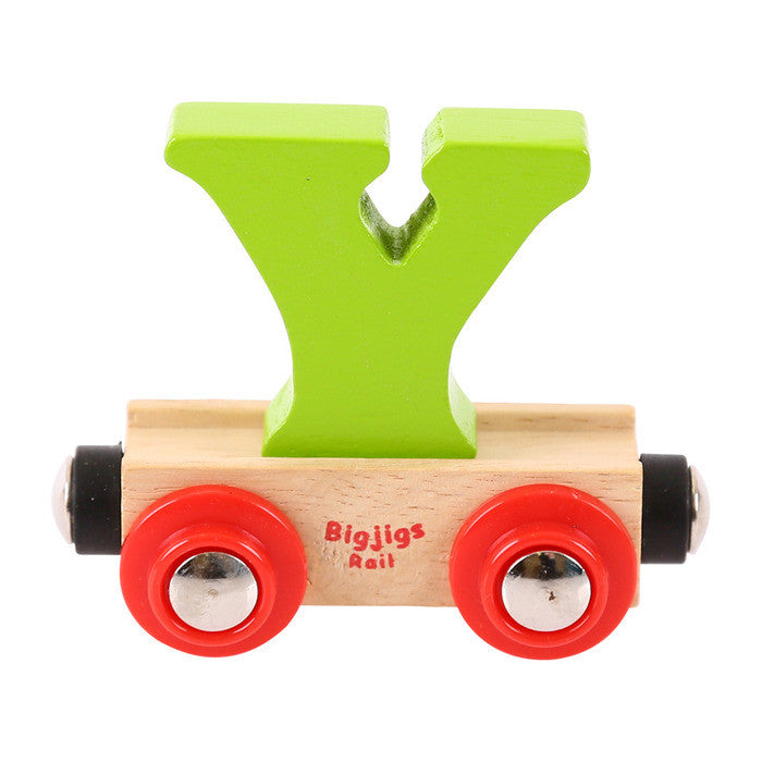 BigJigs BR125 - Rail Name Letter Y (Colors Vary) - MrMuffin'sTrains