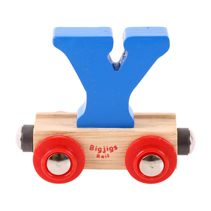 BigJigs BR125 - Rail Name Letter Y (Colors Vary) - MrMuffin'sTrains
