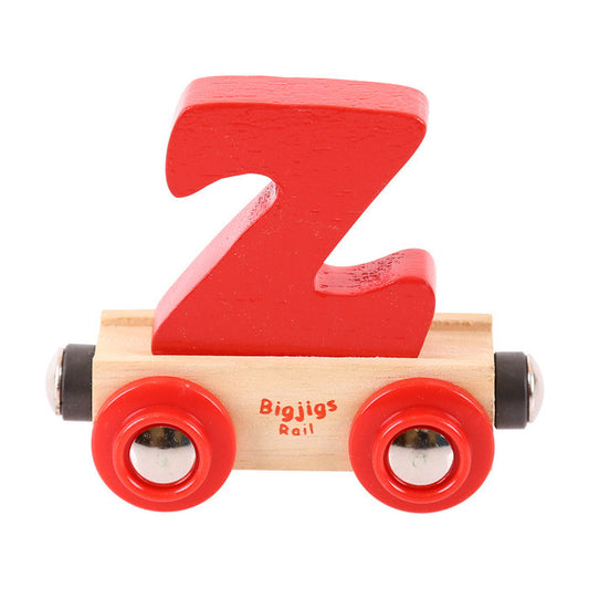 BigJigs BR126 - Rail Name Letter Z (Colors Vary) - MrMuffin'sTrains