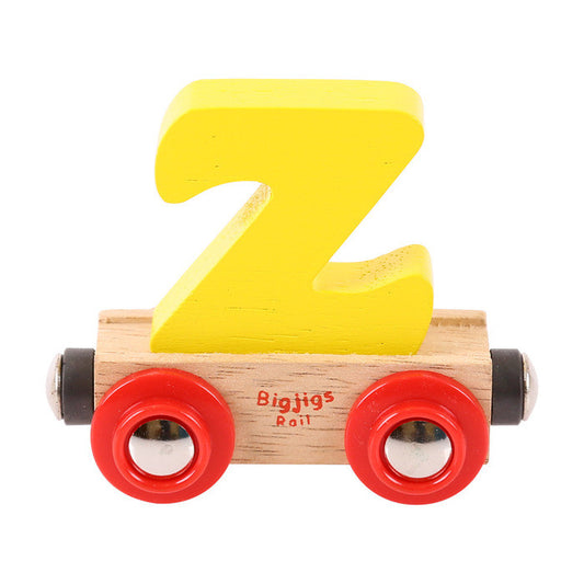BigJigs BR126 - Rail Name Letter Z (Colors Vary) - MrMuffin'sTrains