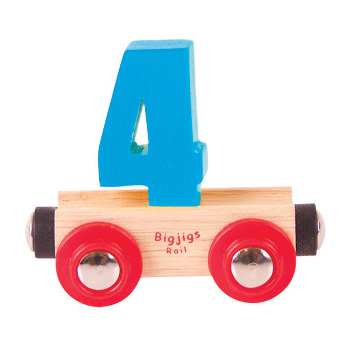 BigJigs BR134 - Rail Name No.4 (Colors Vary) - MrMuffin'sTrains