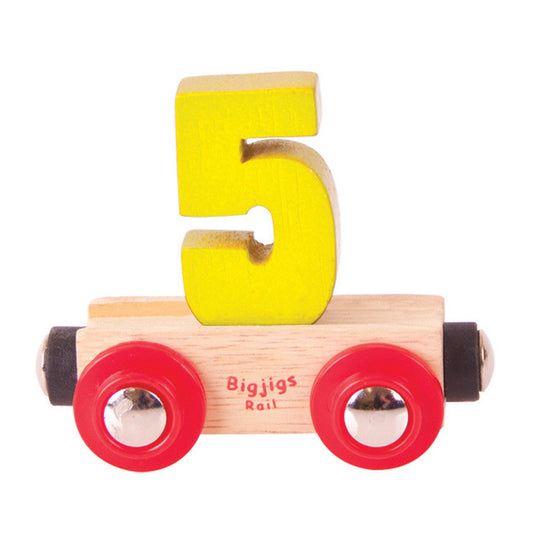 BigJigs BR135 - Rail Name No.5 (Colors Vary) - MrMuffin'sTrains
