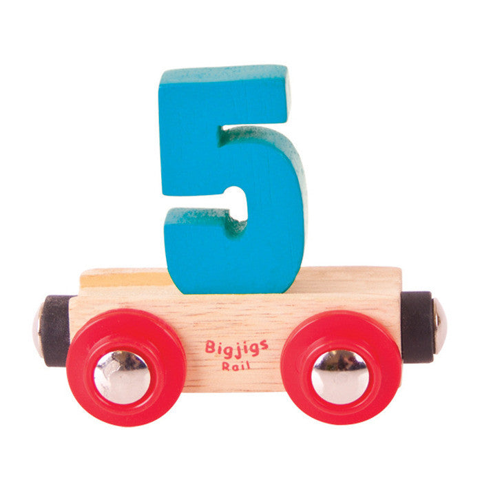 BigJigs BR135 - Rail Name No.5 (Colors Vary) - MrMuffin'sTrains