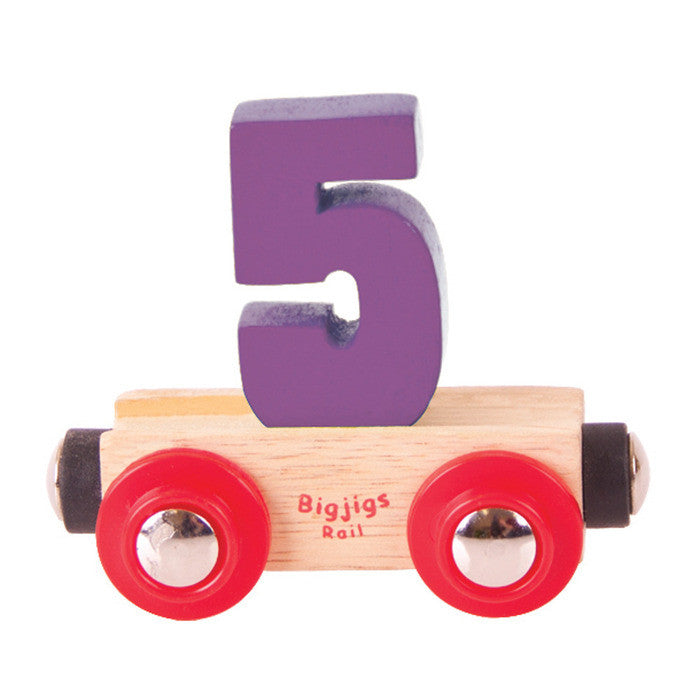 BigJigs BR135 - Rail Name No.5 (Colors Vary) - MrMuffin'sTrains
