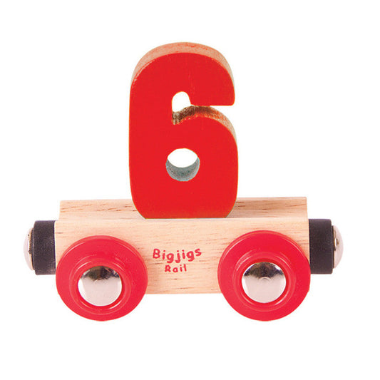 BigJigs BR136 - Rail Name No.6 (Colors Vary) - MrMuffin'sTrains