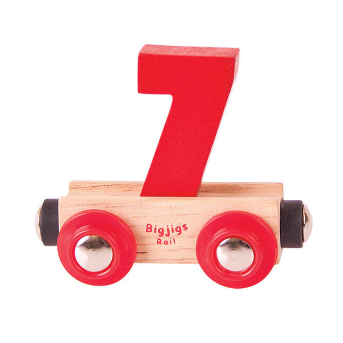 BigJigs BR137 - Rail Name No.7 (Colors Vary) - MrMuffin'sTrains