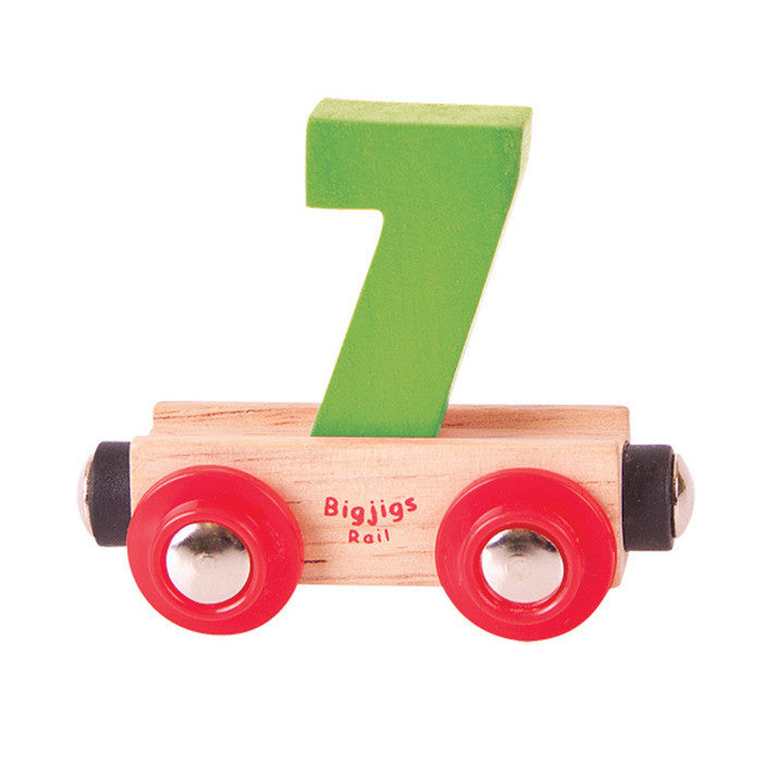 BigJigs BR137 - Rail Name No.7 (Colors Vary) - MrMuffin'sTrains
