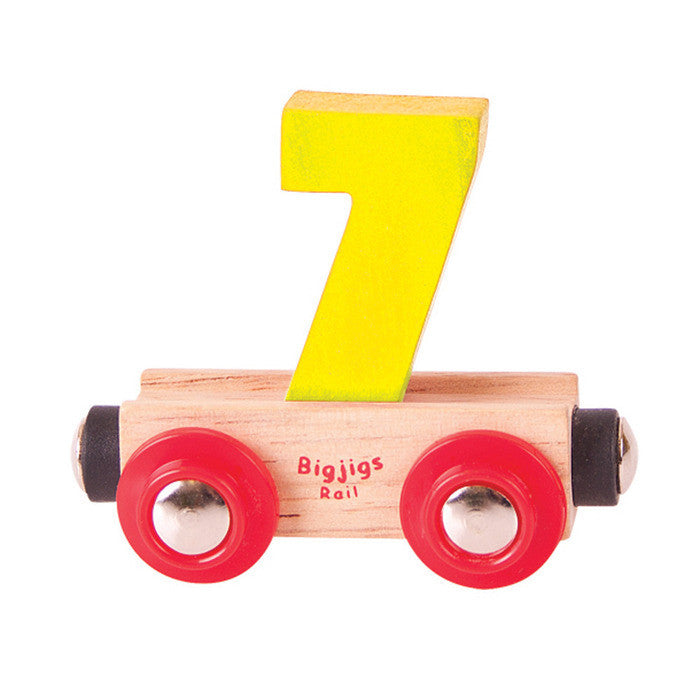 BigJigs BR137 - Rail Name No.7 (Colors Vary) - MrMuffin'sTrains