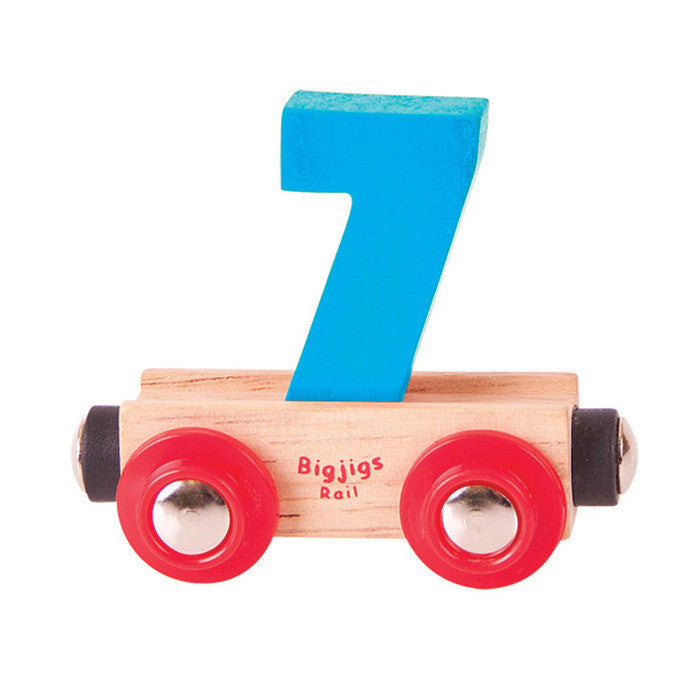 BigJigs BR137 - Rail Name No.7 (Colors Vary) - MrMuffin'sTrains