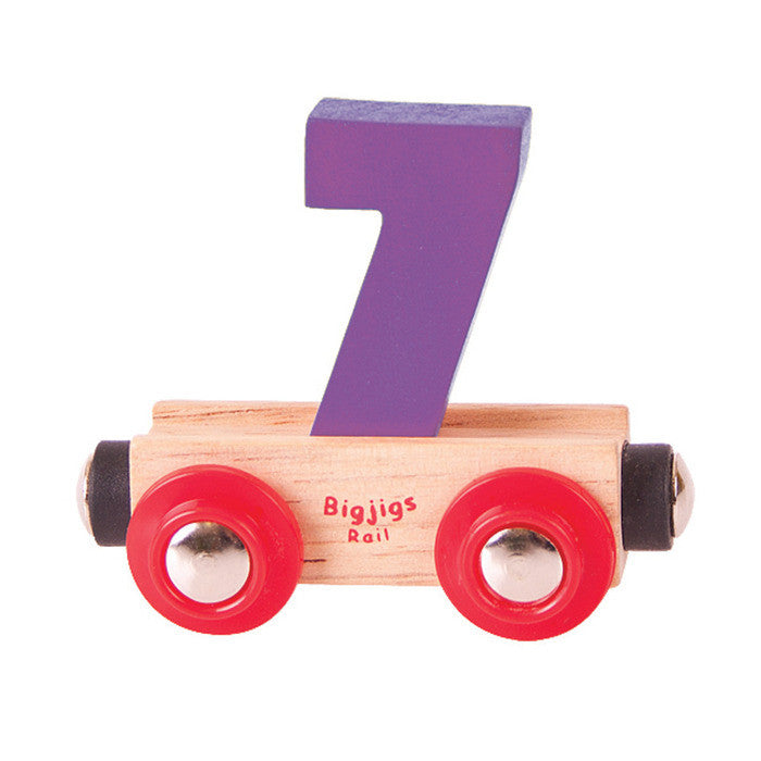 BigJigs BR137 - Rail Name No.7 (Colors Vary) - MrMuffin'sTrains