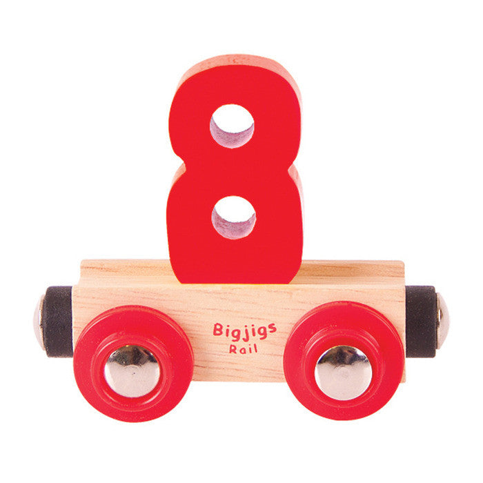 BigJigs BR138 - Rail Name No.8 (Colors Vary) - MrMuffin'sTrains