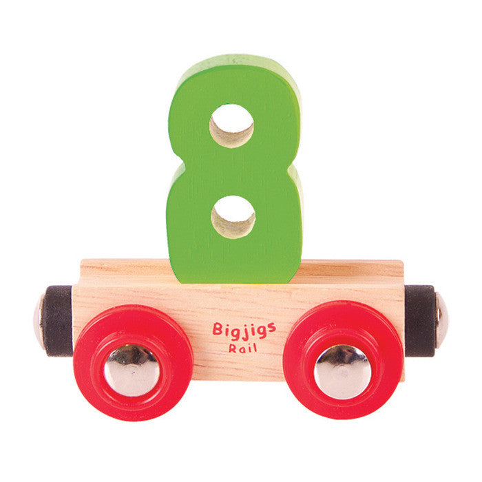 BigJigs BR138 - Rail Name No.8 (Colors Vary) - MrMuffin'sTrains