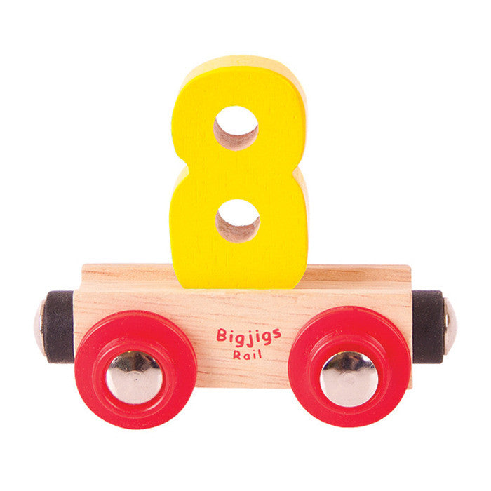 BigJigs BR138 - Rail Name No.8 (Colors Vary)