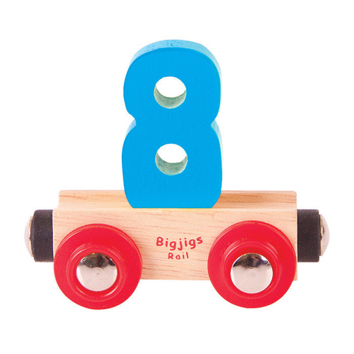 BigJigs BR138 - Rail Name No.8 (Colors Vary) - MrMuffin'sTrains