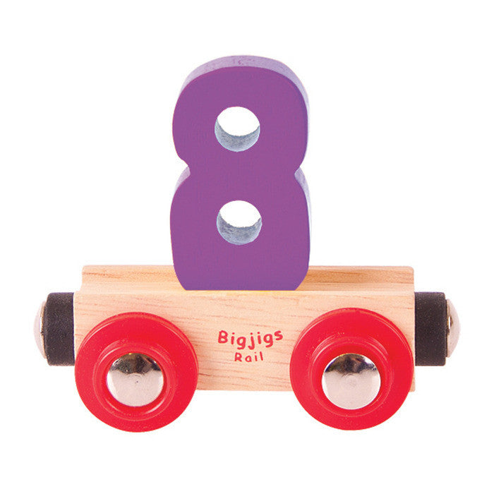 BigJigs BR138 - Rail Name No.8 (Colors Vary) - MrMuffin'sTrains