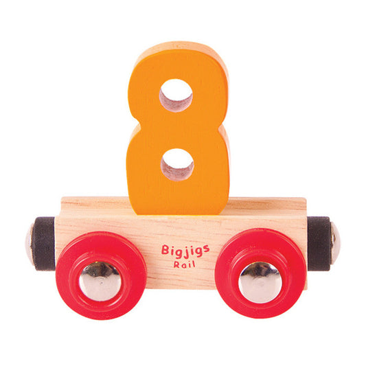 BigJigs BR138 - Rail Name No.8 (Colors Vary) - MrMuffin'sTrains