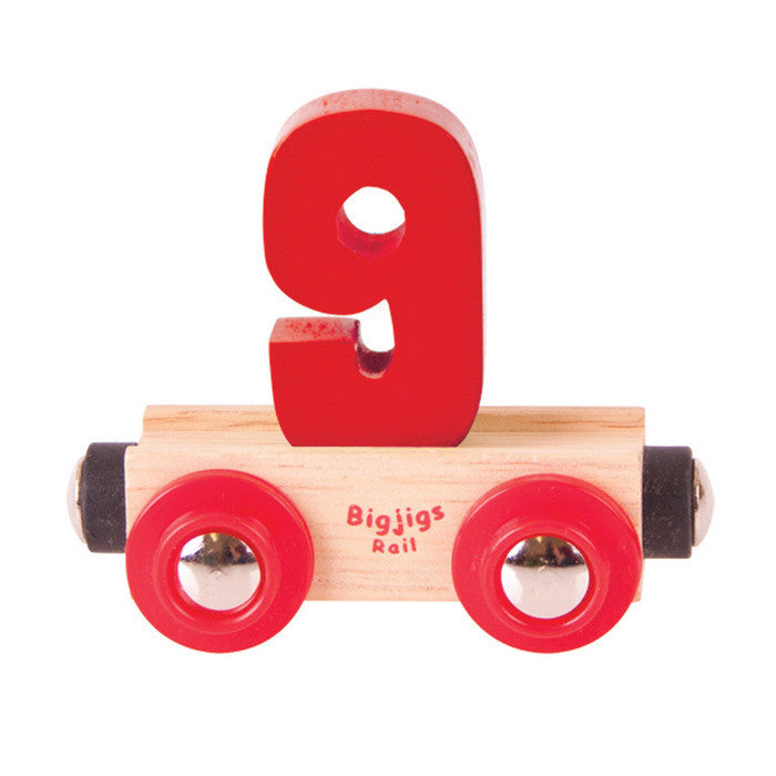 BigJigs BR139 - Rail Name No.9 (Colors Vary) - MrMuffin'sTrains