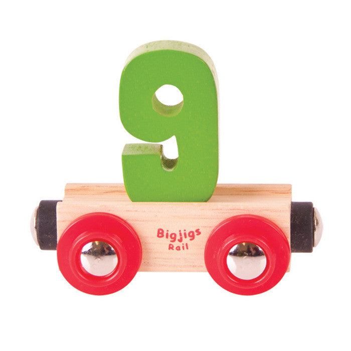 BigJigs BR139 - Rail Name No.9 (Colors Vary) - MrMuffin'sTrains