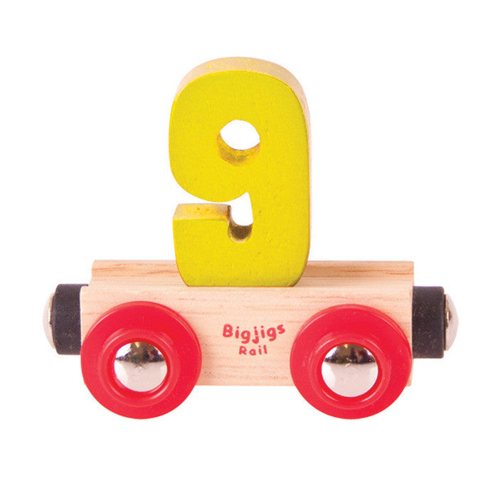 BigJigs BR139 - Rail Name No.9 (Colors Vary) - MrMuffin'sTrains